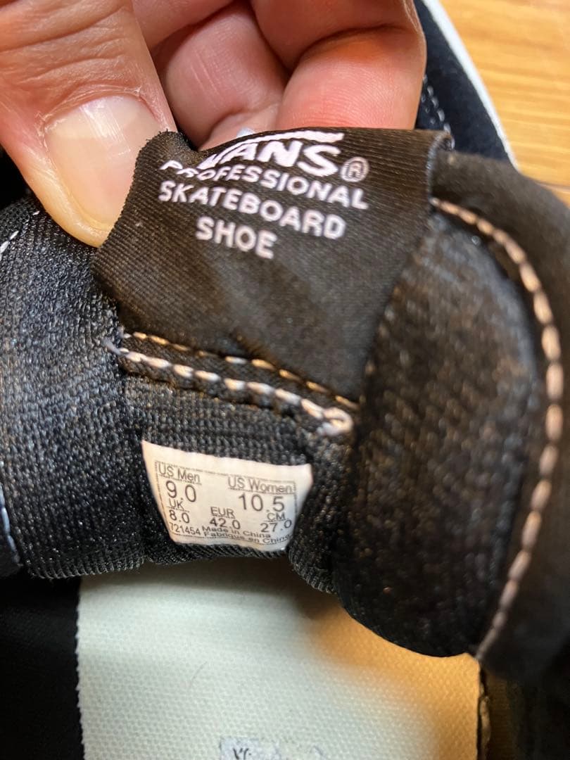 VANS ハーフキャブ　ネイビー　US9.0 27.0 3回履きました。