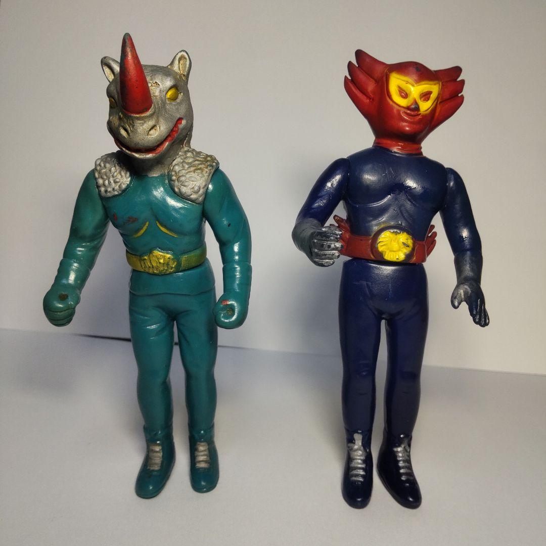 人造人間キカイダーシリーズ ソフビ グレイサイキング、アンドロイドマン セット