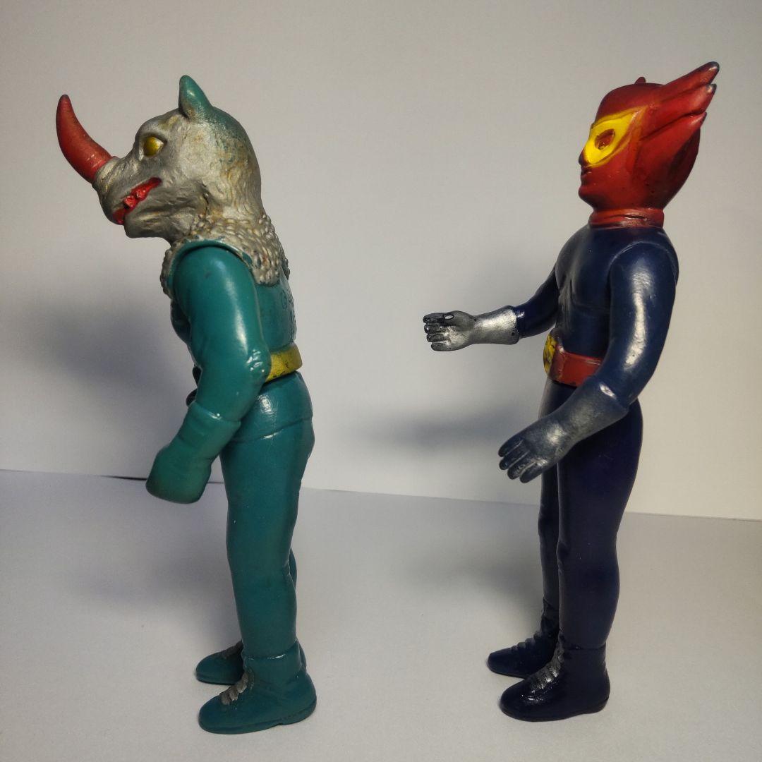 人造人間キカイダーシリーズ ソフビ グレイサイキング、アンドロイドマン セット