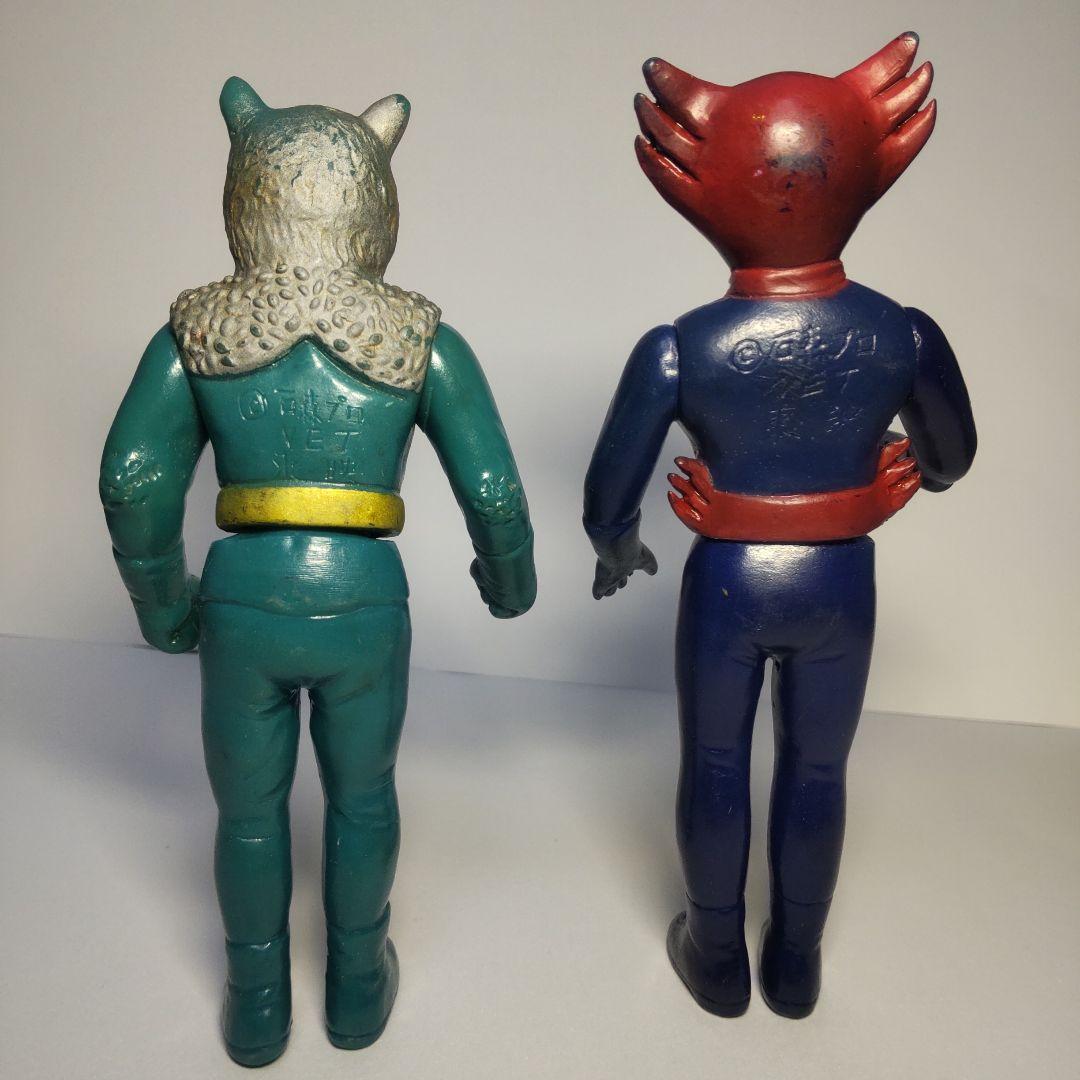 人造人間キカイダーシリーズ ソフビ グレイサイキング、アンドロイドマン セット