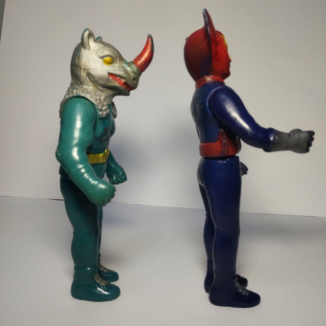 人造人間キカイダーシリーズ ソフビ グレイサイキング、アンドロイドマン セット