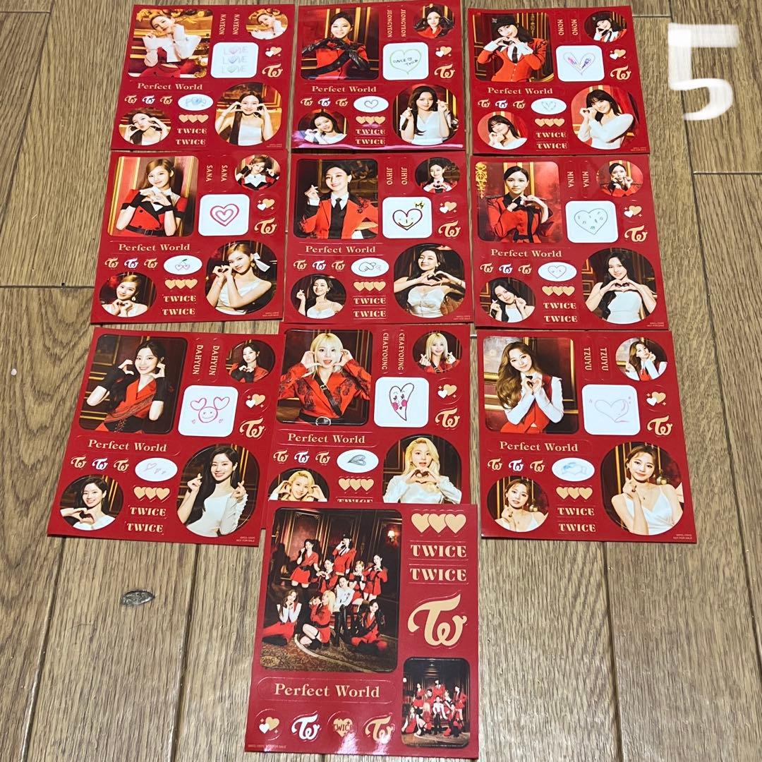 【TWICE】シール・ステッカー　ばら売り可