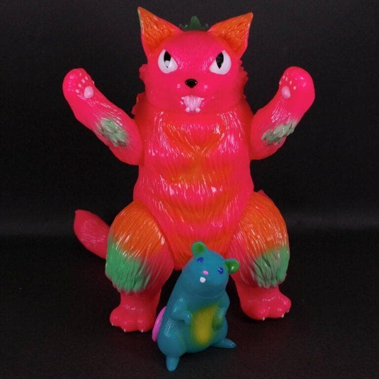 当選品/MAXTOYキングネゴラ＆大ネズミ 墓場の画廊限定 ソフビ ワンフェス