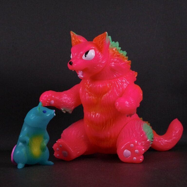 当選品/MAXTOYキングネゴラ＆大ネズミ 墓場の画廊限定 ソフビ ワンフェス