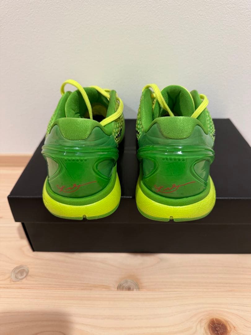 シューズ(男性用) Nike Kobe 6 Protro \"Grinch\"