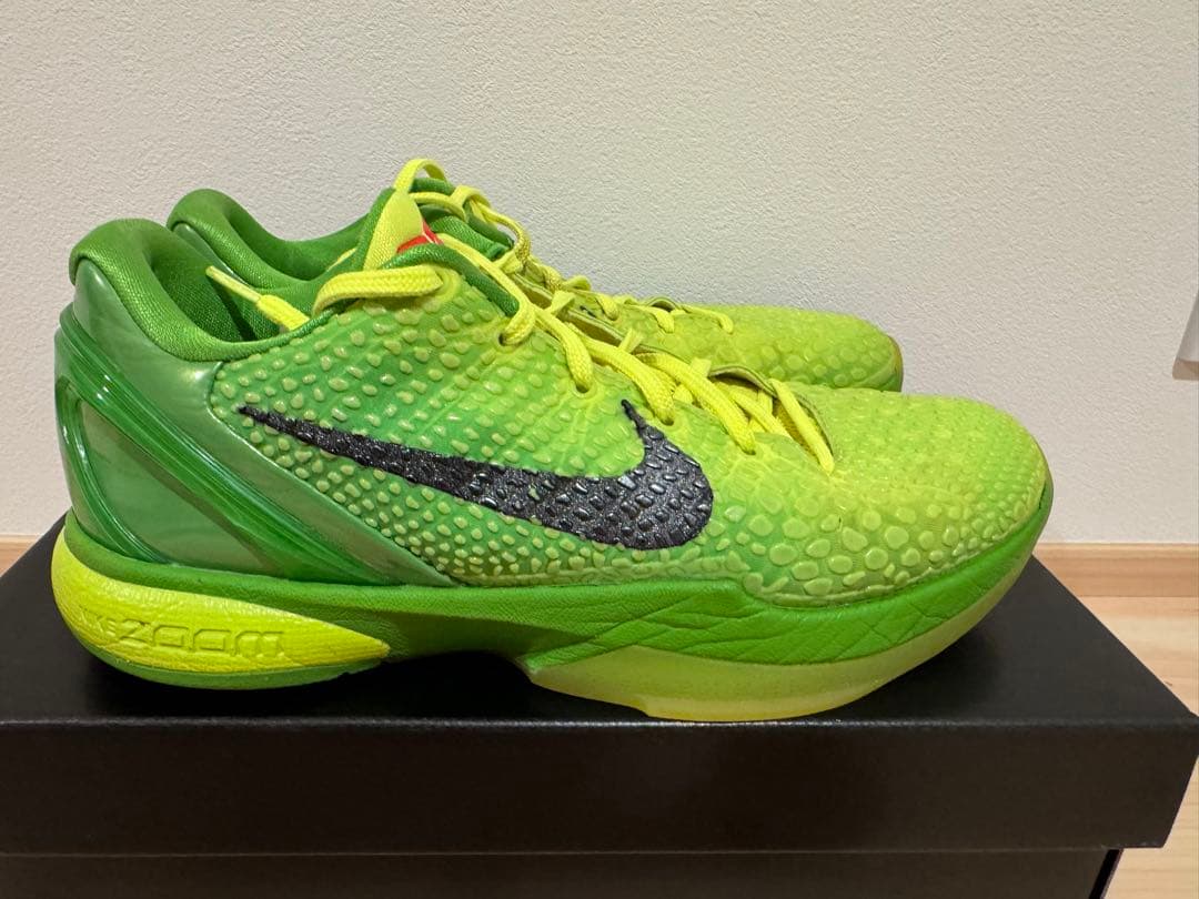 シューズ(男性用) Nike Kobe 6 Protro \"Grinch\"