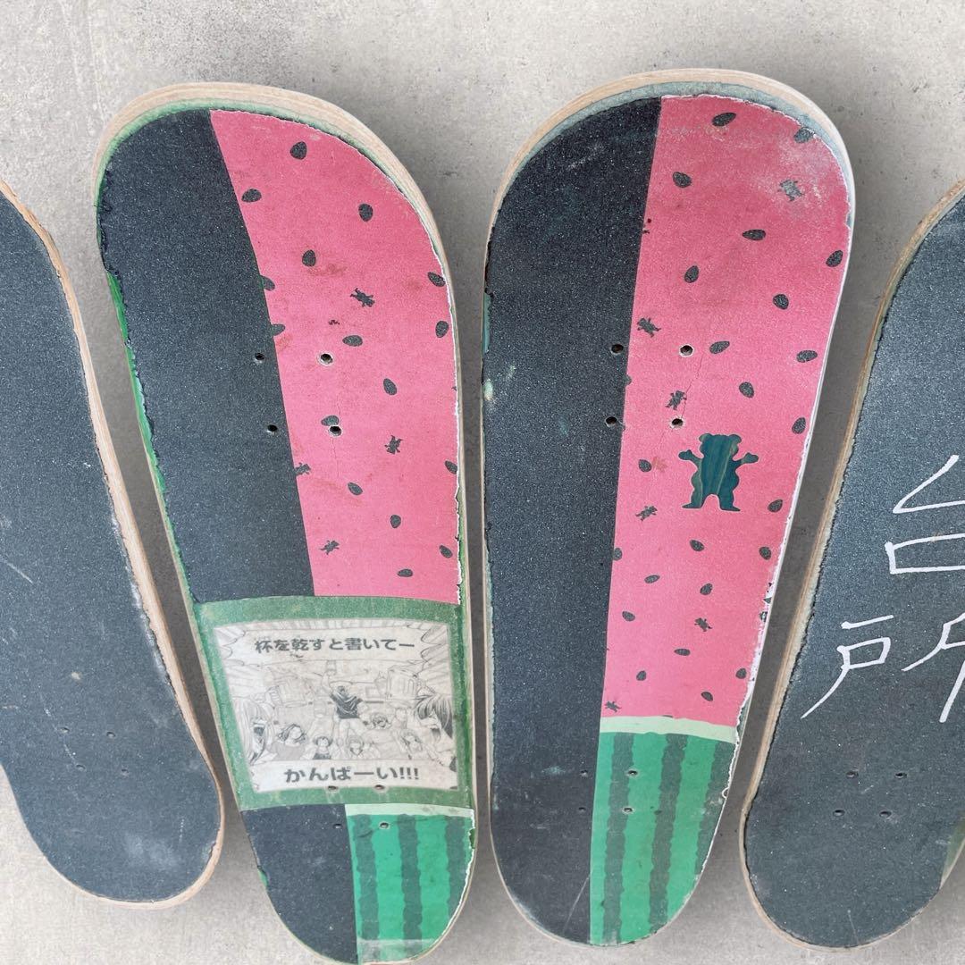 スケートボード 廃デッキ 6枚セット DIY スケボー