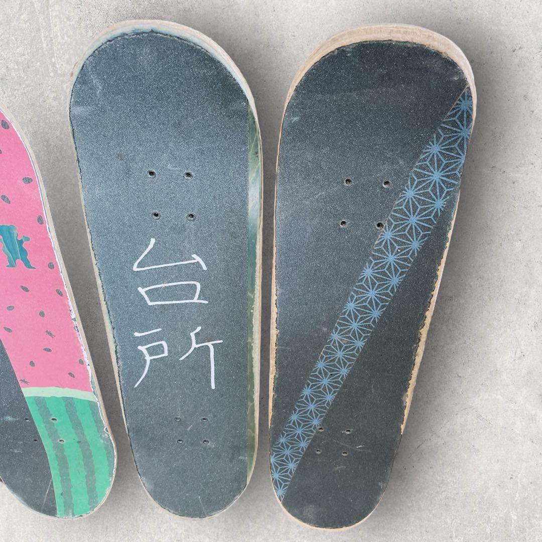 スケートボード 廃デッキ 6枚セット DIY スケボー