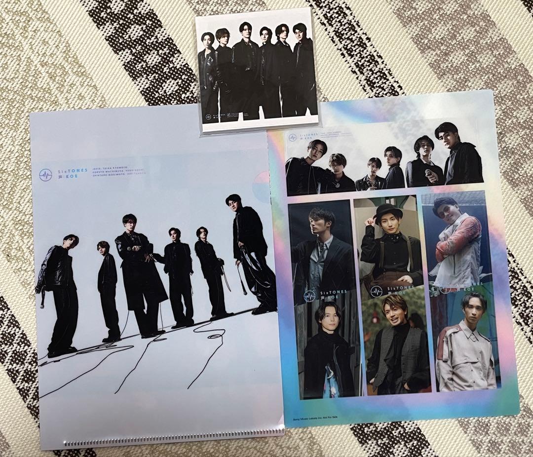 SixTONES 声CD+特典・慣声の法則in DOME DVD・グッズのセット
