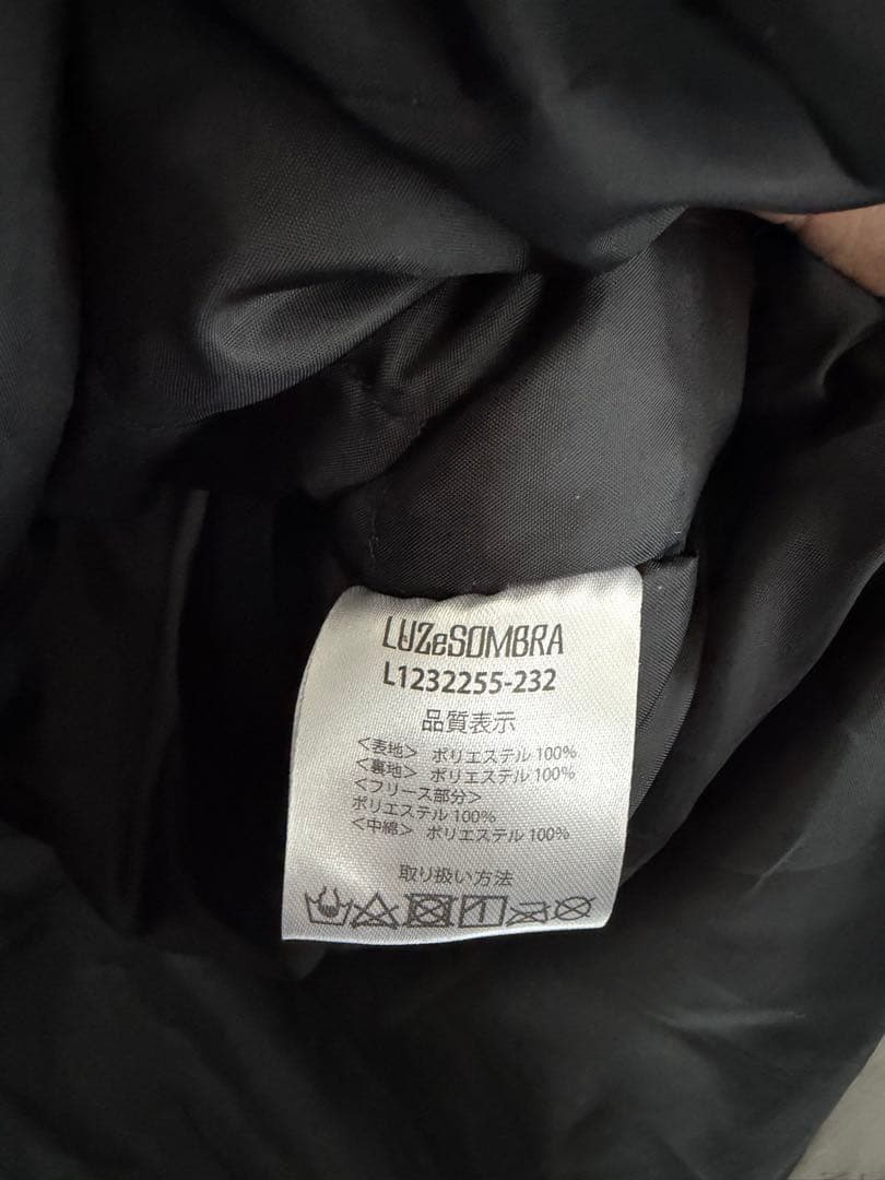LUZeSOMBRA ルースイソンブラ サッカー 中綿ジャケット 白 XL