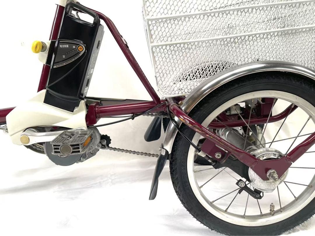 【即乘】送料無料Panasonic 電動三輪アシスト自転車 動作確認済