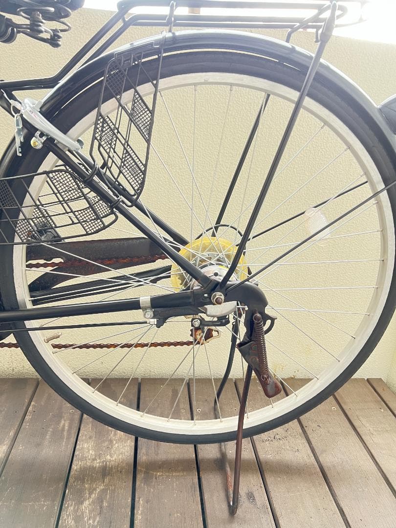 マグナスMAGNUS ２７インチ シティサイクル 黒(マットブラック)　引取専用