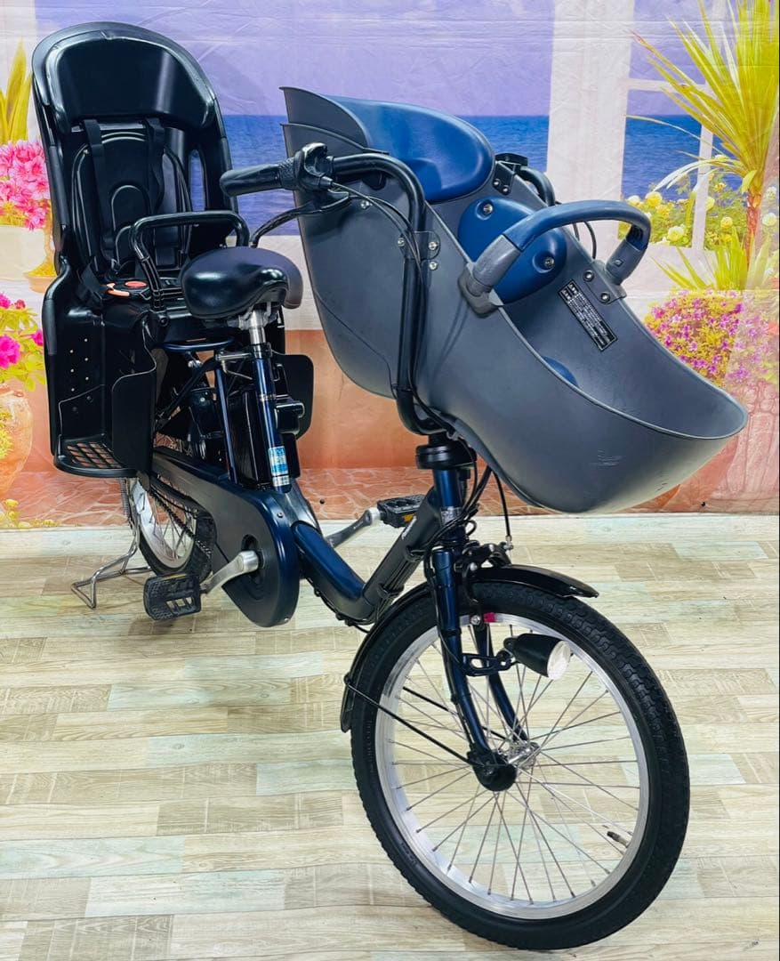 人気モデル！パナソニックギュット⭐️12AH子供乗せ電動アシスト自転車Y3524