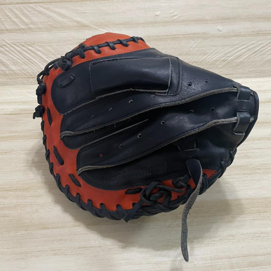 MIZUNO ビューリーグ　キャッチャーミット 黒×オレンジ