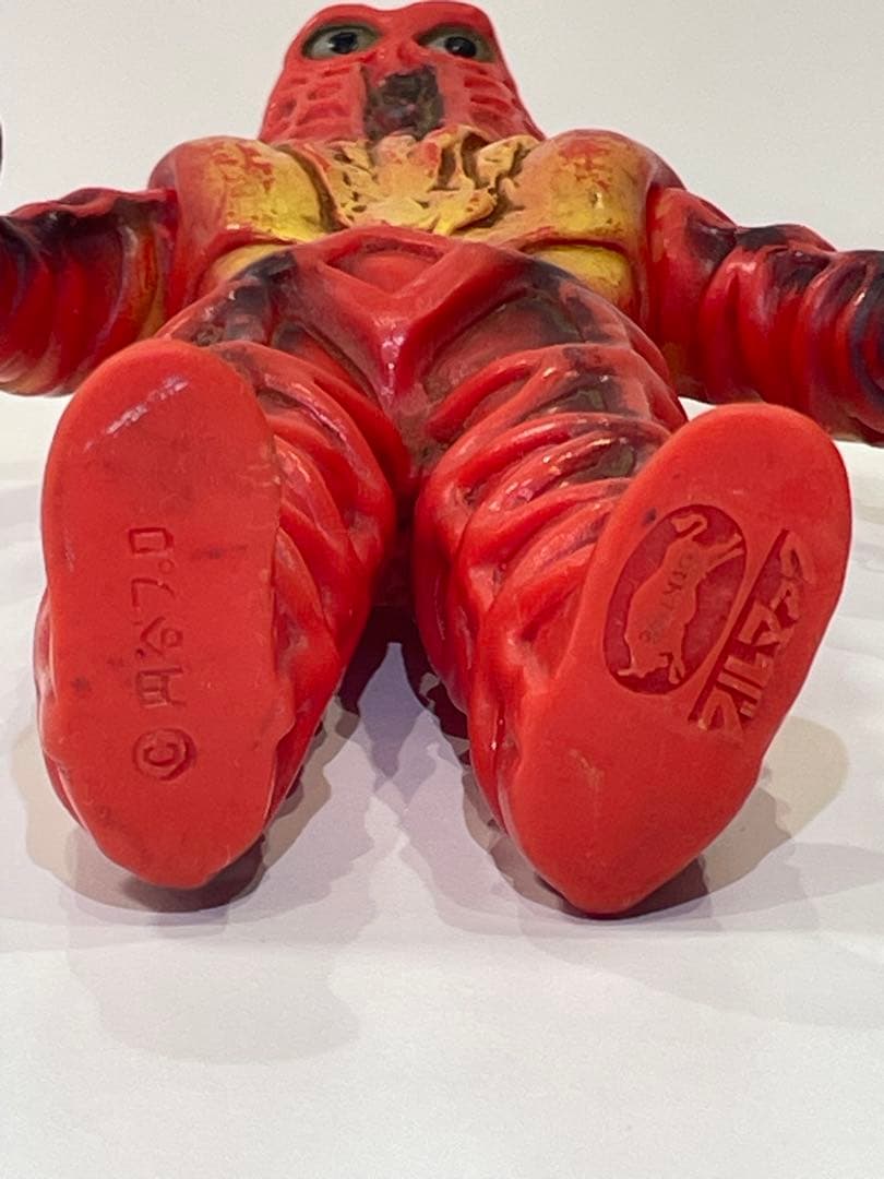 ゴドラ星人　当時物　ブルマァク ウルトラマンシリーズ 怪獣 ソフビ