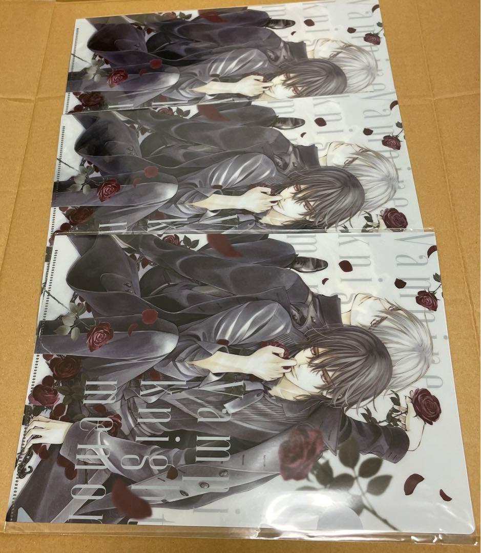 ヴァンパイア騎士　クリアファイル　ブロマイド　3セット