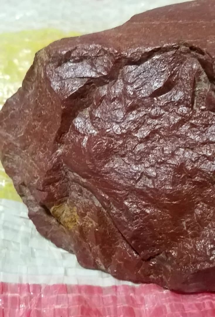 骨董品　置物　希少　観賞石　天然石　佐渡赤玉石