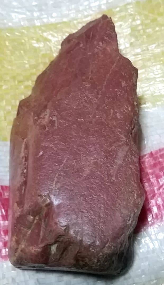 骨董品　置物　希少　観賞石　天然石　佐渡赤玉石