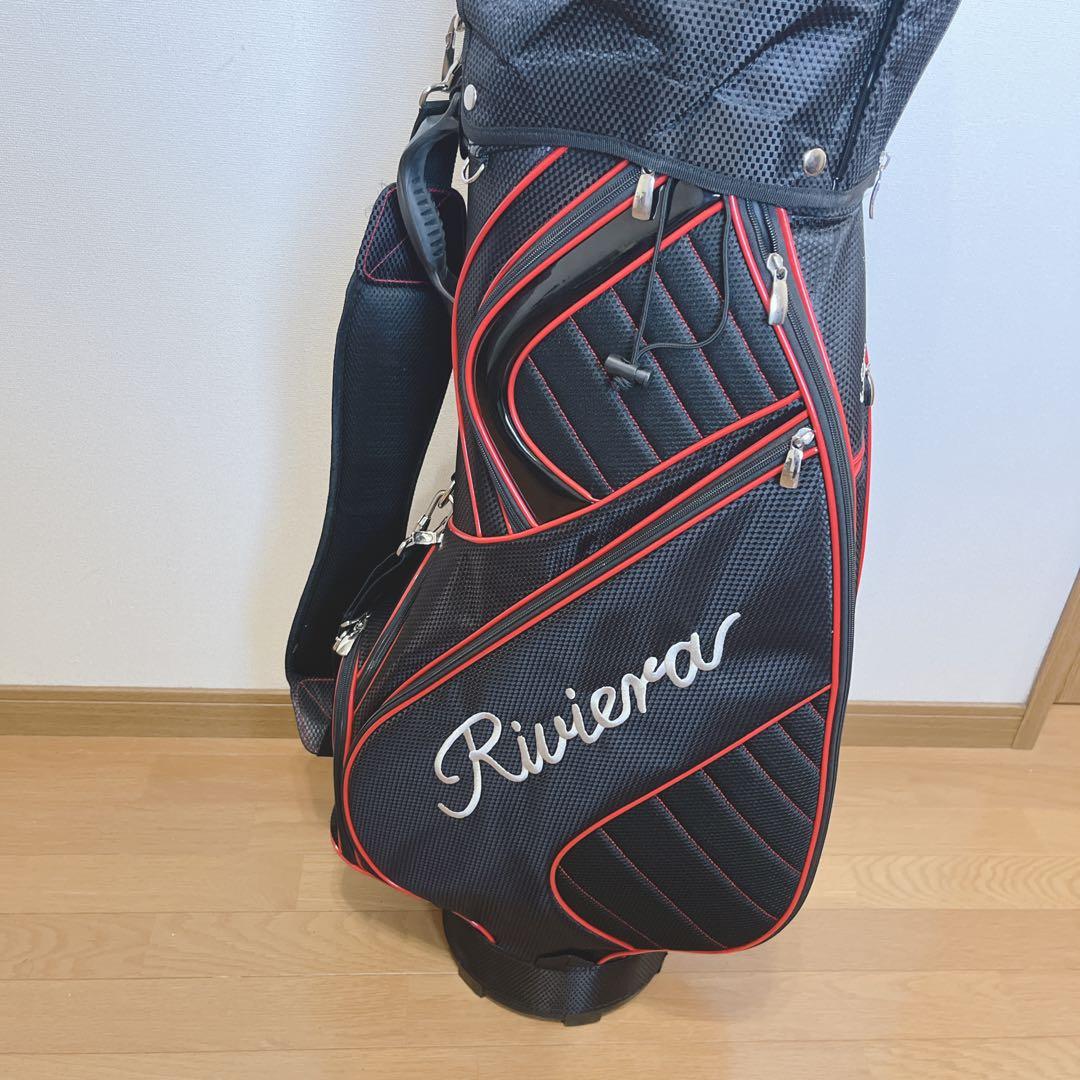 K176 美品！Riviera リビエラ キャディバッグ