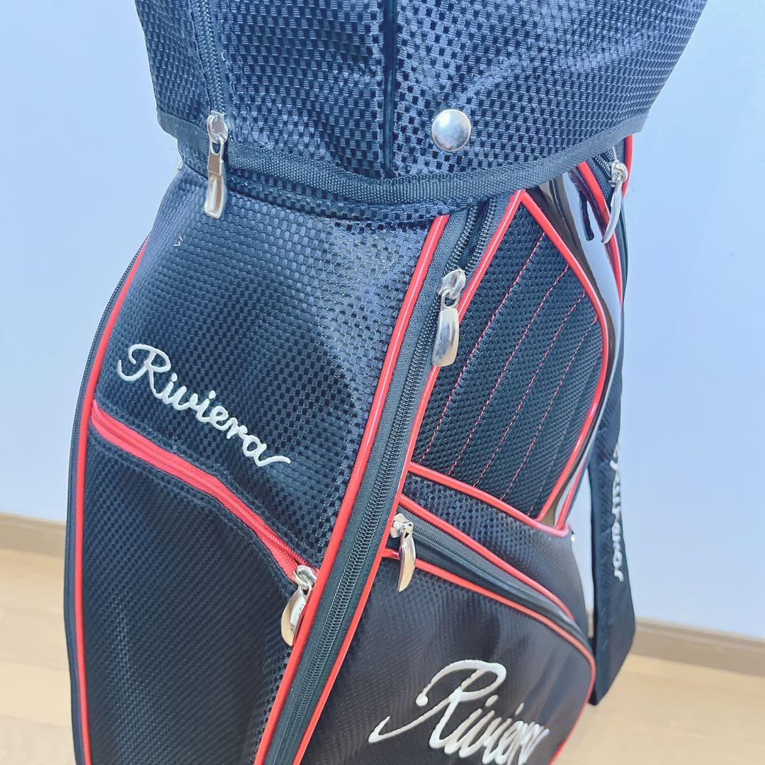 K176 美品！Riviera リビエラ キャディバッグ