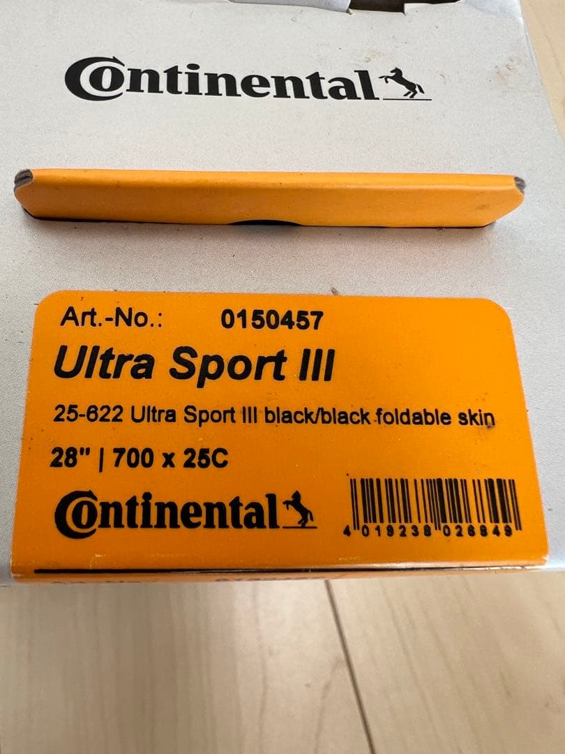 新品　Continental UltraSport III 700 x 25C