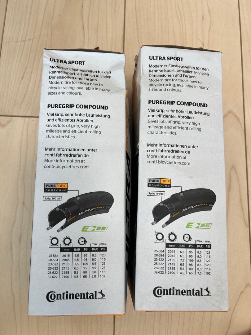新品　Continental UltraSport III 700 x 25C