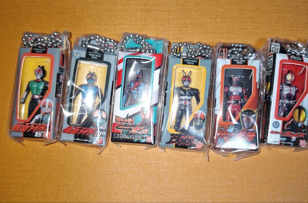 仮面ライダーソフビパッケージチャーム