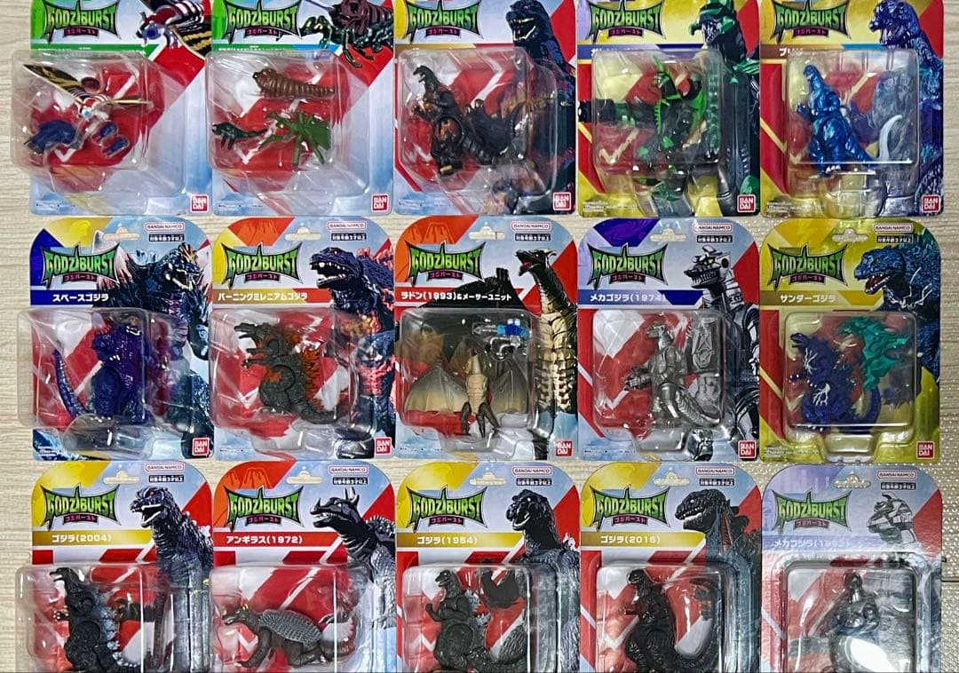 ゴジバースト まとめ売り ゴジラ メカゴジラ キングギドラ デストロイア など
