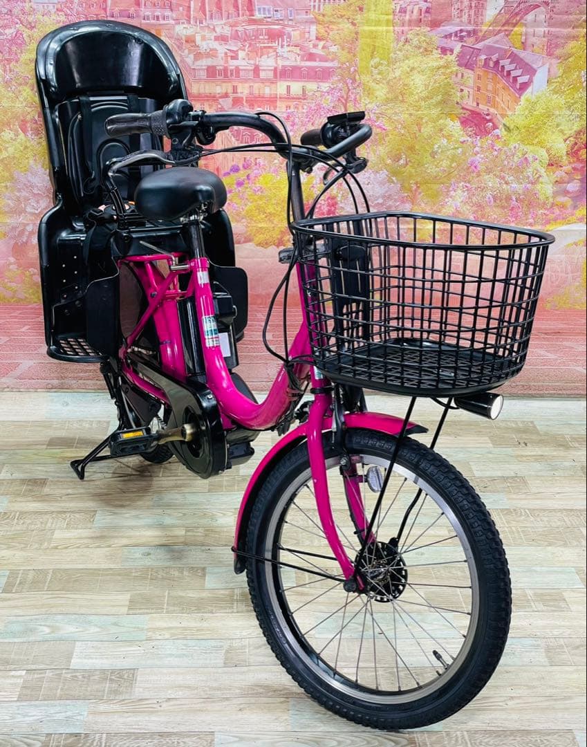 ZK3447 電動自転車 ヤマハ パスバビー 子供乗せ 20インチ 送料無料