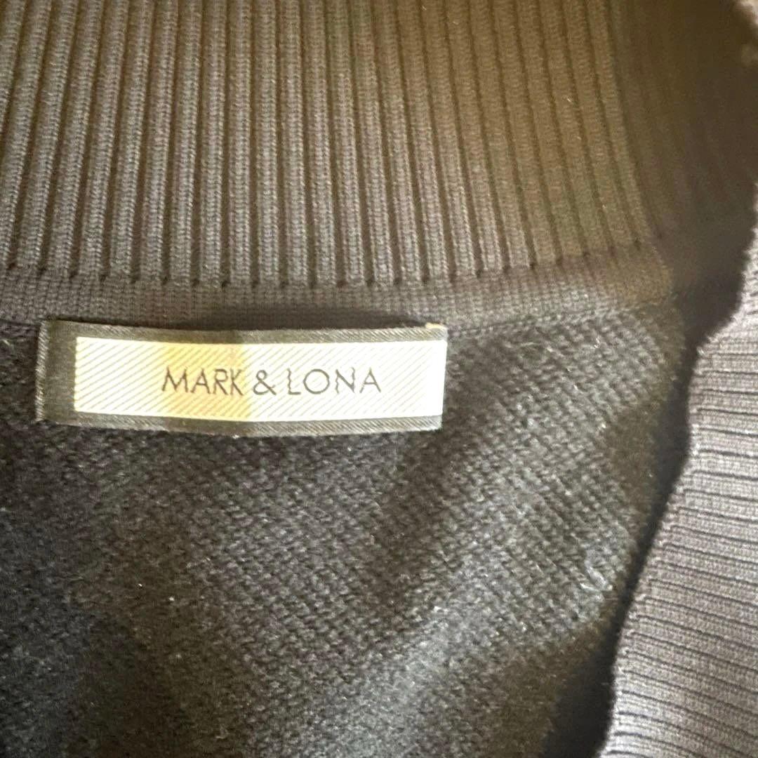 MARK&LONA◼️ロゴ入りスカル柄ベスト◼️黒M46◼️美品