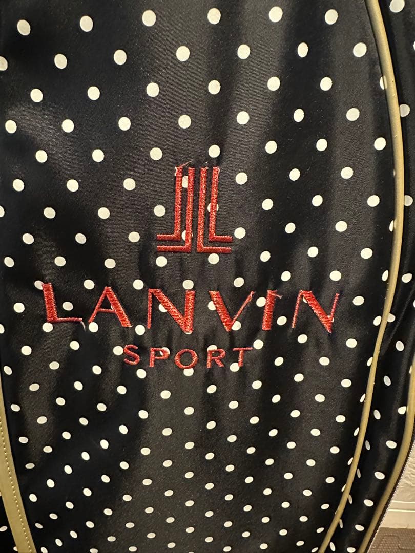 LANVIN SPORT ドット柄 キャディバッグ
