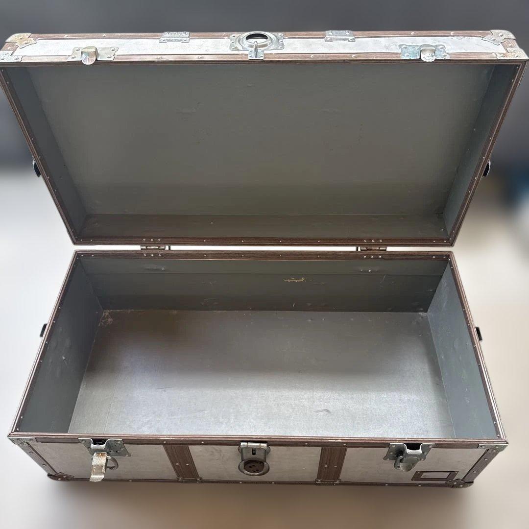 KOWA 60's トランク アルミ 船舶 収納 箱 台 ケース ボックス