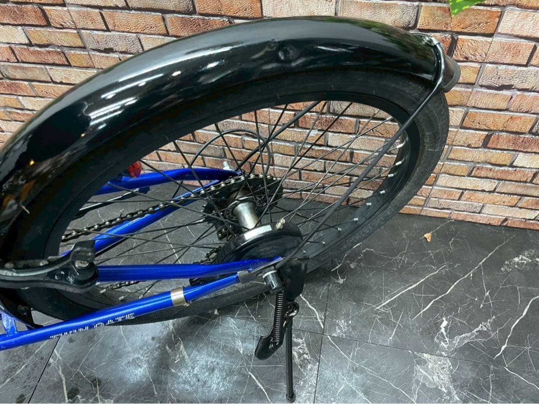引き取り価格【67】子供用自転車 子供車 TWIN GATE ブルー 22インチ