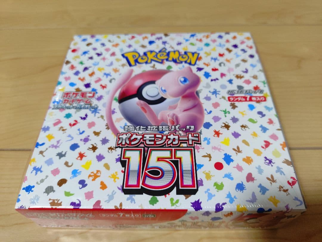 ポケモンカード151 BOX 未開封品 シュリンク付き