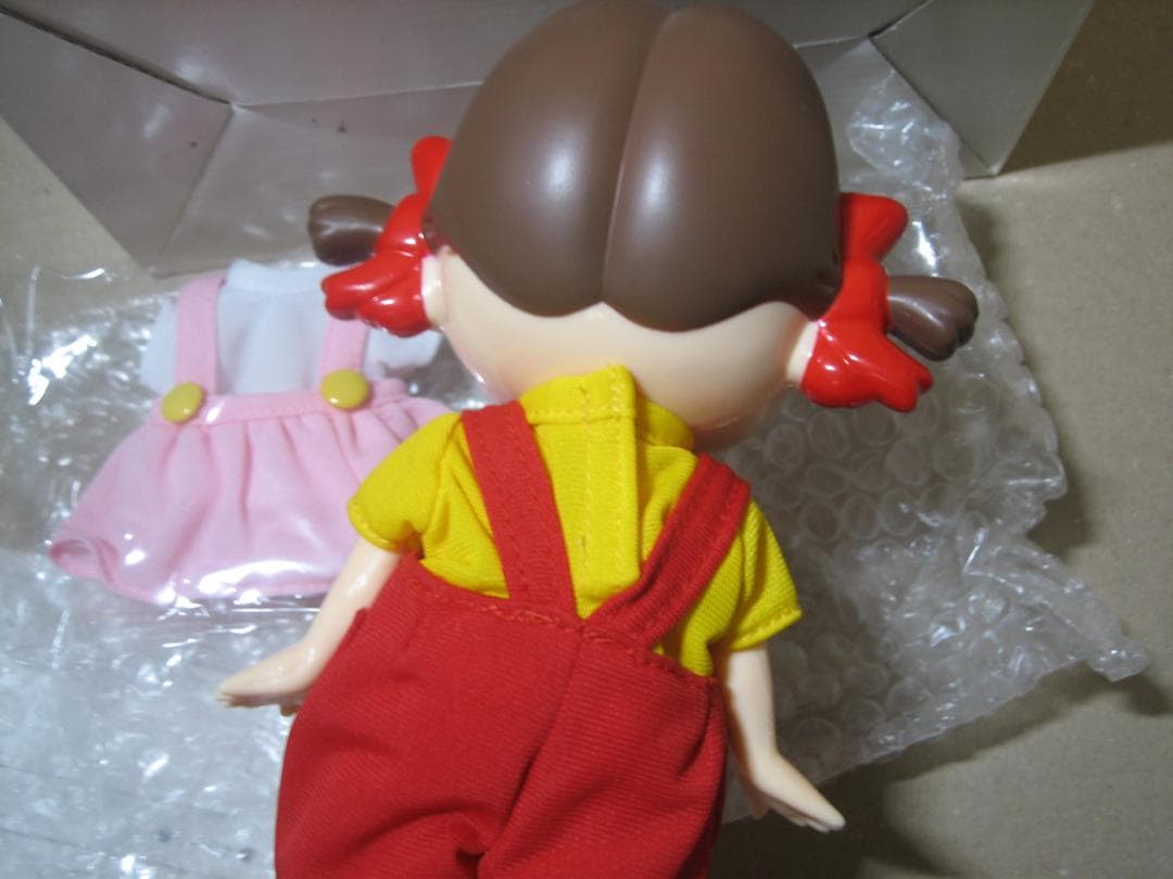 不二家／ペコちゃん／ワンピース着せ替え人形／新品未使用／着替え完備