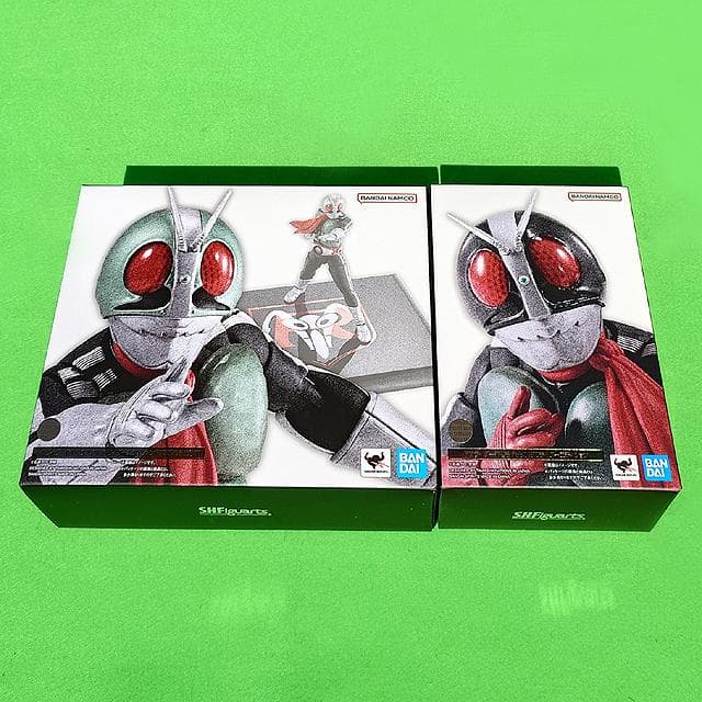 未開封品　真骨彫製法 仮面ライダー新1号・新2号 栄光の昭和ライダーエディション