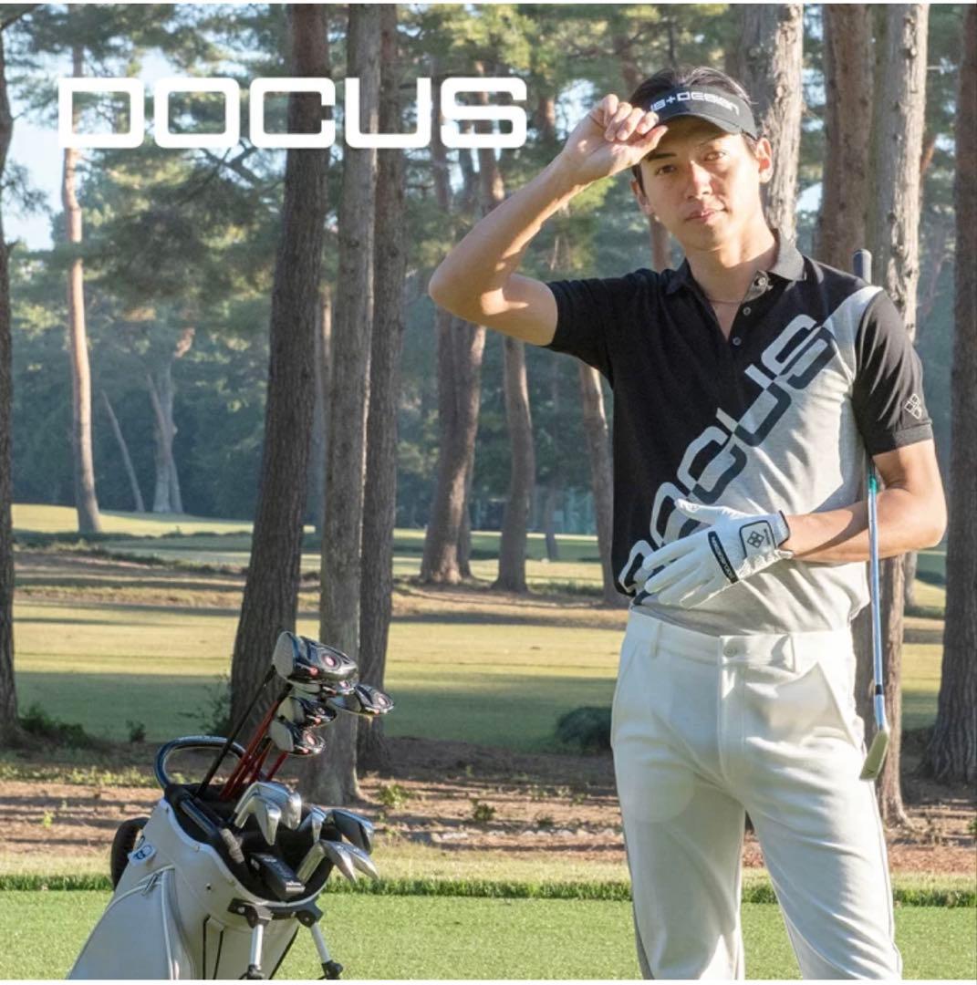 【新品】DOCUS ドゥーカス　GOLFポロシャツ　半袖　ゴルフウェア