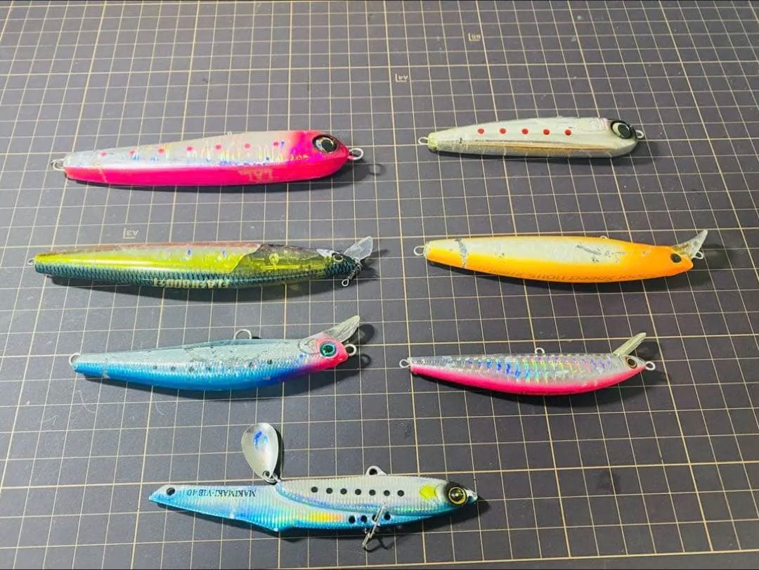 ルアー7個セット 青物、サワラ、サゴシ、シーバス　ルアー