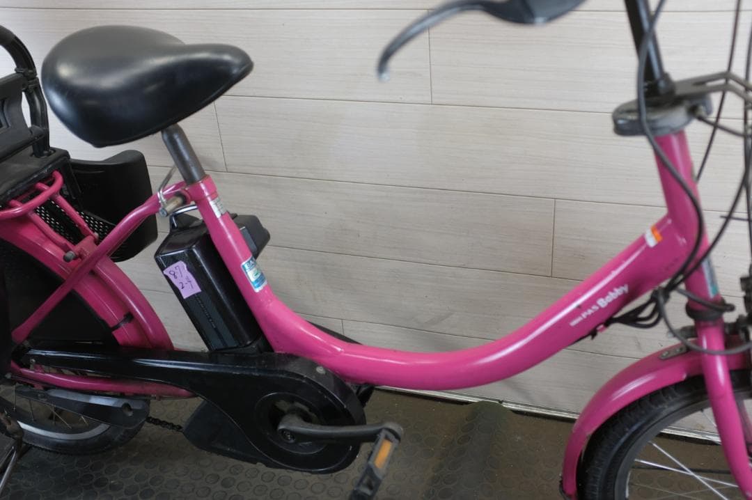 電動自転車ヤマハPAS　Babby20インチ3段　8.7Ah（4点灯）充電器あり