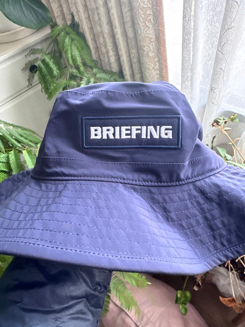 BRIEFING ネイビー ハット 調整可能