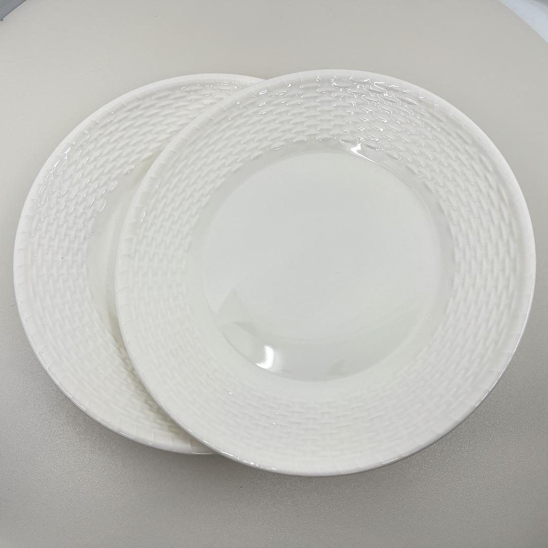 【未使用】 ナンタケットバスケット 2枚セット 編み目模様 箱付