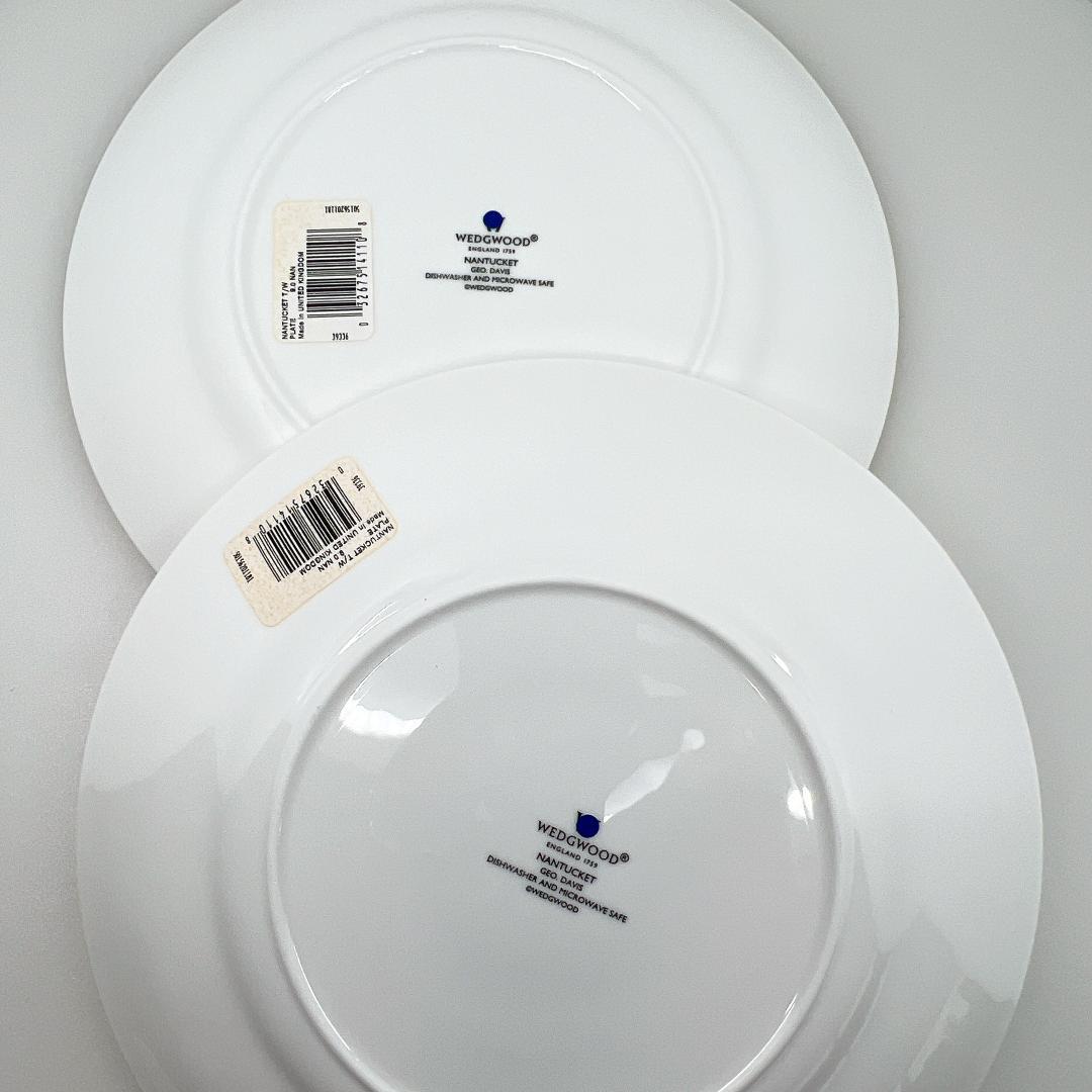 【未使用】 ナンタケットバスケット 2枚セット 編み目模様 箱付