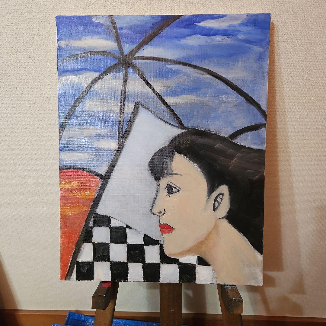 女性の油絵　COLORS