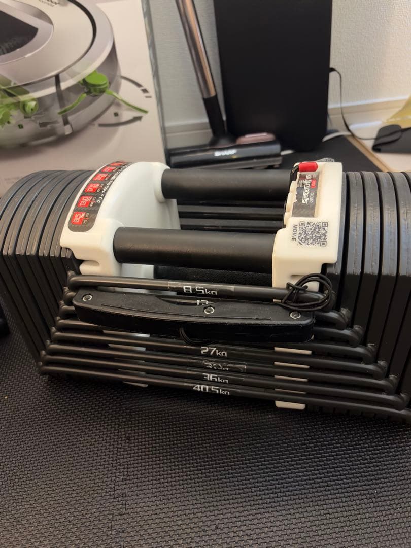 【1/2】FIELDOOR 可変式 クイックダンベル 片方最大40.5kg