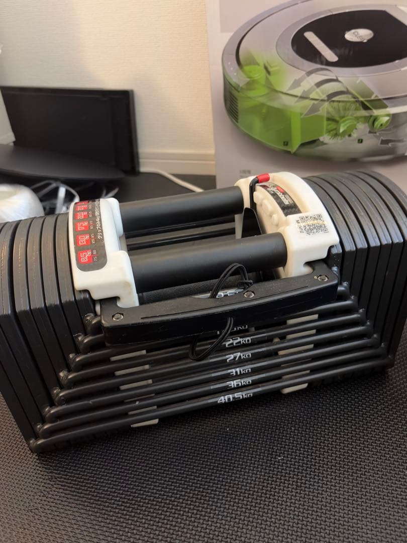 【1/2】FIELDOOR 可変式 クイックダンベル 片方最大40.5kg