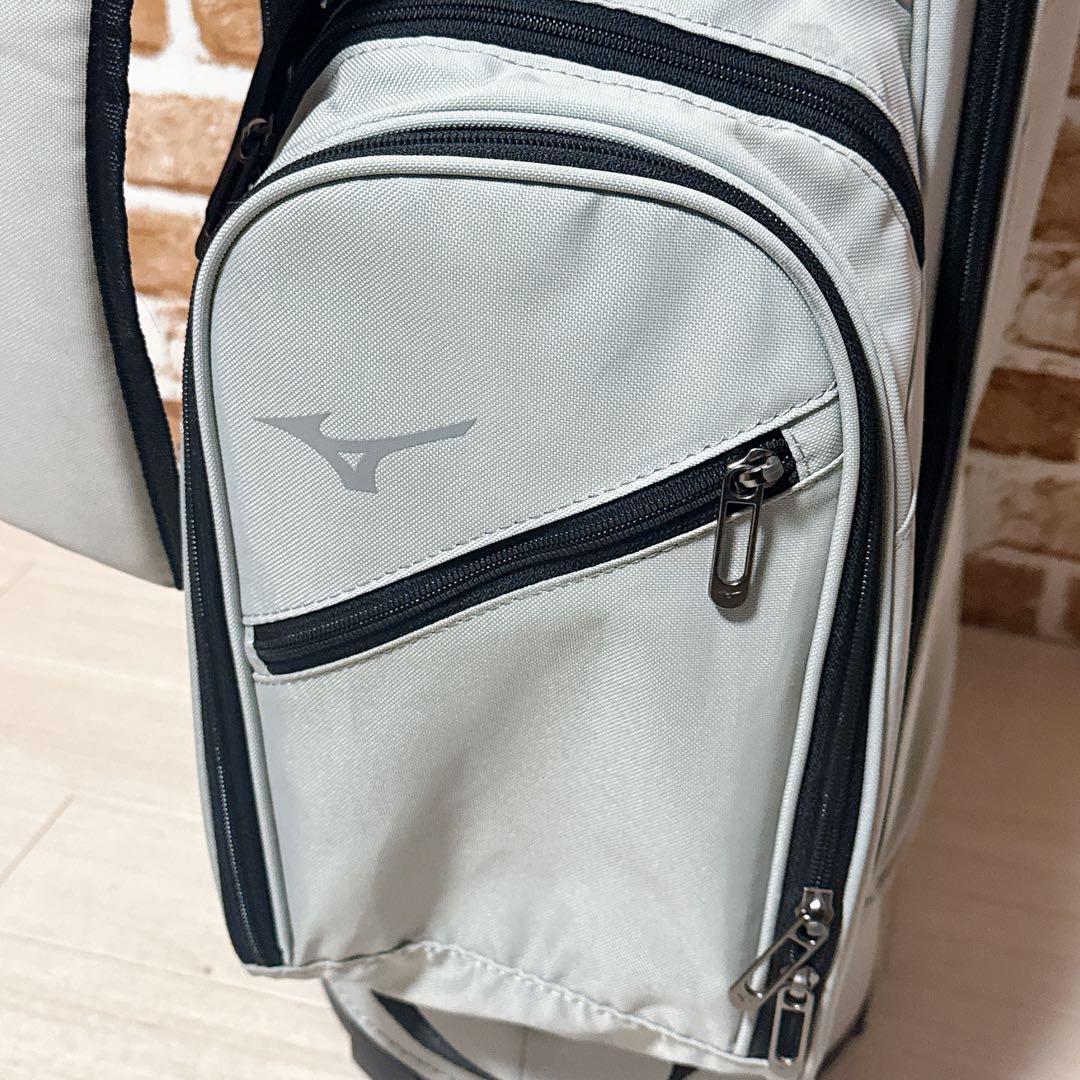 MIZUNO BR-X キャディバッグ 9.5インチ5分割 グレー