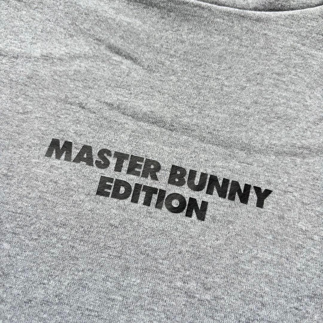 MASTER BUNNY EDITION ストレッチフードパーカー薄手 ロゴ M