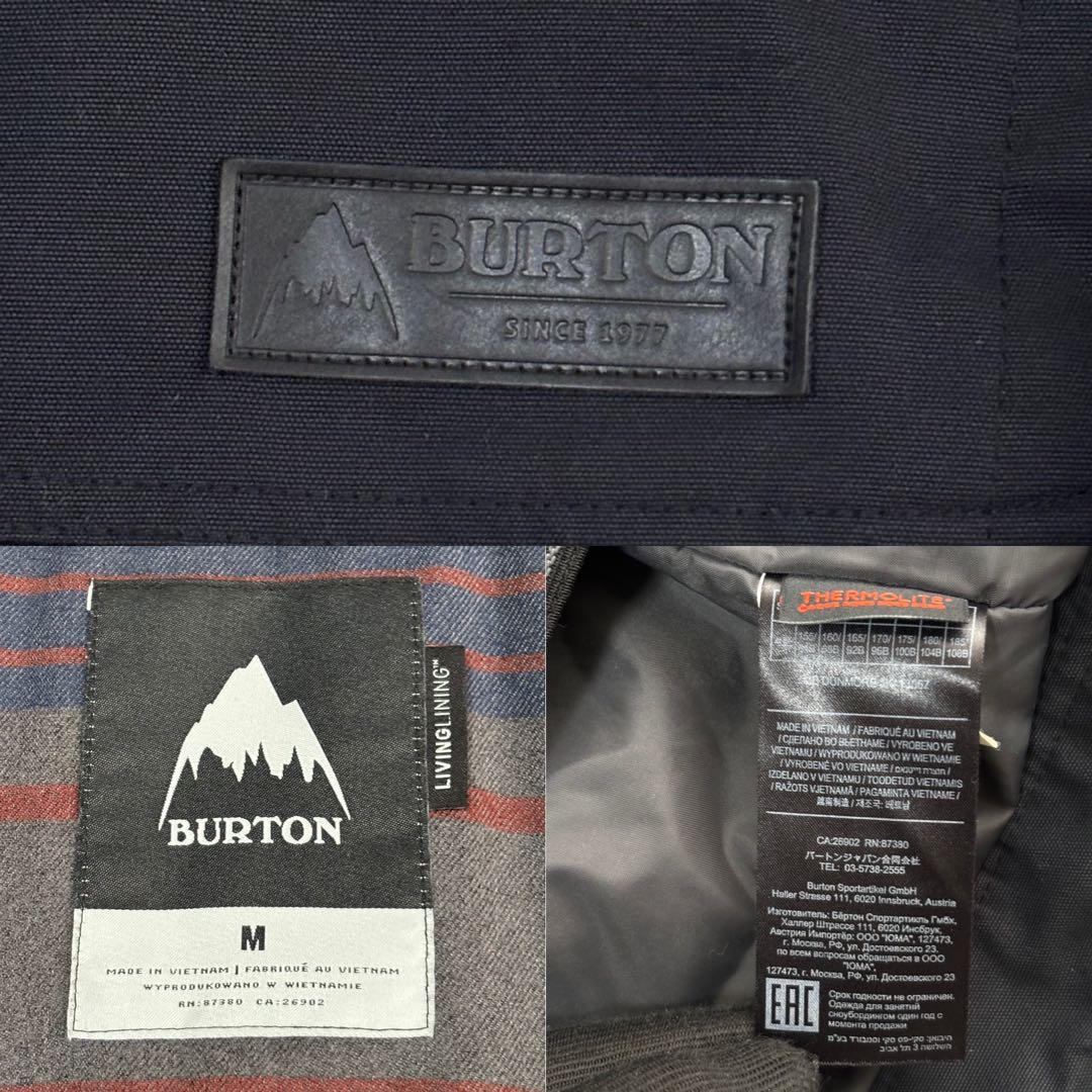 BURTON バートン ダンモア コーチ ジャケット　スノボ ウェア M 黒