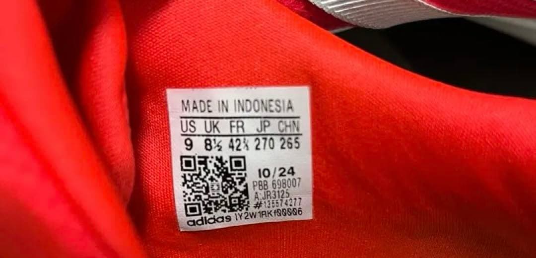 adidas Predator レッド/ホワイト