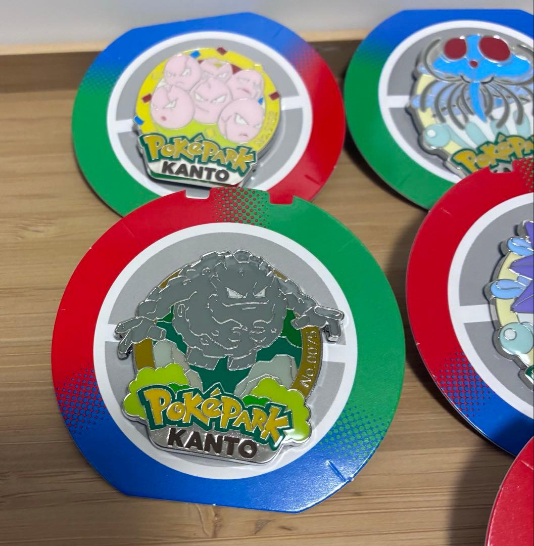 ポケパークカントー ピンバッジ6点セット